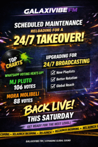 Read more about the article 🚀 GalaxiVibe FM Is Reloading… Bigger & Louder